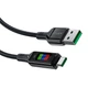 Кабель Acefast Display Cable USB-A to USB-С 60W 1.2m Black (C7-04) - изображение 3