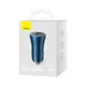 Автомобільний зарядний пристрій Baseus Golden Contactor Pro 40W 2xUSB-C Blue (CGJP000003) - зображення 5