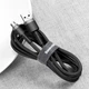 Кабель Baseus Cafule USB-A to Micro-USB 3m Black/Grey (CAMKLF-HG1) - изображение 6