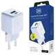 Мережевий зарядний пристрій 3mk Hyper QC/PD 20W USB-C | USB-A White (5903108640084) - зображення 1