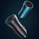 Автомобильное зарядное устройство Baseus Golden Contactor Max Dual Fast Charger Car Charger USB + USB Type-C Blue (CGJM000103) - изображение 10