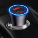 Автомобильное зарядное устройство Baseus Golden Contactor Max Dual Fast Charger Car Charger USB + USB Type-C Blue (CGJM000103) - изображение 15