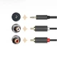 Кабель Ugreen Mini Jack 3.5mm to 2x RCA 1.5m Black (6957303815111) - зображення 5