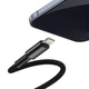 Кабель Baseus High Density Braided USB-C to Lightning 1m Black (CATLGD-01) - изображение 2