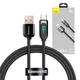 Кабель Baseus Display USB-A to USB-C 66W 1m Black (CASX020001) - изображение 7