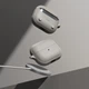Чехол для наушников Ringke Onyx Magnetic для Samsung Galaxy Buds 3 | 3 Pro Warm Grey with MagSafe (8809961787935) - изображение 4