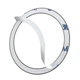 Магнитное кольцо Baseus Halo Series Magnetic Ring Silver Black (2 Pack) (PCCH000001) - изображение 2
