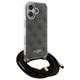 Чохол Guess Crossbody Cord 4G Print для iPhone 16 Brown (GUHCP16SHC4SEW) - зображення 3