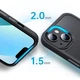 Чехол Tech-Protect MagMat для iPhone 7 | 8 | SE 2020/2022 Matte Black with MagSafe (9490713933121) - изображение 3