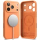 Чехол Ringke Silicone Magnetic для iPhone 17 Pro Max Tangerine with MagSafe (8800328810464) - изображение 2