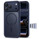 Чохол Tech-Protect MagPeak CC для iPhone 17 Pro Matte Deep Blue with MagSafe (5906302333790) - зображення 1