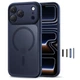 Чохол Tech-Protect MagPeak CC для iPhone 17 Pro Matte Deep Blue with MagSafe (5906302333790) - зображення 2