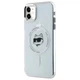 Чохол Karl Lagerfeld IML Metal Choupette Head для iPhone 11 | XR Transparent/White with MagSafe (KLHMN61HLSCHH) - зображення 2