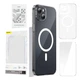 Чехол и защитное стекло Baseus Magnetic Crystal Clear with Cleaner Kit для iPhone 13 Transparent with MagSafe (ARSJ010602) - изображение 1