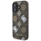 Чохол Guess Peony On 4G Background для iPhone 16 Brown with MagSafe (GUHMP16SP4PWPW) - зображення 2