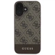 Чохол Guess 4G Stripe Collection для iPhone 16 Brown (GUHCP16SG4GLBR) - зображення 3