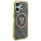 Чохол Guess IML Metal Glitter 4G Circle Triangle для iPhone 16 Brown with MagSafe (GUHMP16SHG4PRTGW) - зображення 4