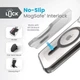 Чехол Speck Presidio Perfect-Clear ClickLock для iPhone 15 | 14 | 13 Clear Black with MagSafe (150441-3233) - изображение 2