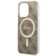 Чохол Guess 4G для iPhone 13 Pro Brown with MagSafe (GUHMP13LH4STW) - зображення 5