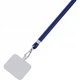 Универсальный шнурок 3mk EasyClip Dark Blue with Silver Metal (5903108568616) - изображение 10