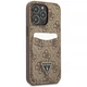Чохол-гаманець Guess 4G Triangle Logo Cardslot для iPhone 13 Pro Brown (GUHCP13LP4TPW) - зображення 4