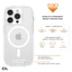 Чехол Case-Mate Ultra Tough D3O Clear для iPhone 15 Pro Clear with MagSafe (CM051486) - изображение 9