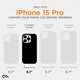 Чехол Case-Mate Ultra Tough D3O Clear для iPhone 15 Pro Clear with MagSafe (CM051486) - изображение 14