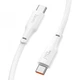 Кабель HOCO X93 Type-C to Type-C 100W, 1m, TPE, TPE connectors, White (6931474790712) (20167) - зображення 1