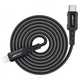 Кабель ACEFAST C4-01 Type-C to iP 3A, 30W, 1.8m, nylon, zinc connectors, Black (6974316281306) (20157) - изображение 5