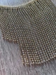 Декоративний браслет на ногу «Кристальна завіса» зі стразовими нитками Honey Fashion Accessories золотистий (12016) - изображение 4