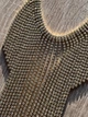 Декоративний браслет на ногу «Кристальна завіса» зі стразовими нитками Honey Fashion Accessories золотистий (12016) - изображение 6