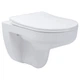 Унітаз підвісний Devit Simple 3810825 безобідковий з кришкою soft-close, Vortex Flush, білий глянець - изображение 2