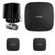 Комплект антипотоп 3/4" Ajax Hub 2, кран Ajax WaterStop, 2 датчики протікання Ajax LeaksProtect (Black) - зображення 1