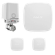 Комплект антипотоп 3/4" Ajax Hub 2, кран Ajax WaterStop, 2 датчика протечки Ajax LeaksProtect (White) - изображение 1