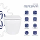 Унитаз подвесной Qtap Robin ML безободковый с сиденьем Slim Soft-close, кераміка, белый (QTROBML26W49623) - изображение 3