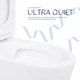 Унітаз-компакт Qtap Aquarius Ultra Quiet підлоговий з санфаянсу з сидінням Slim Soft-close (QTAQAW27W49262) - зображення 5