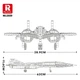Конструктор Reobrix Літак SR-72 Darkstar (1880 деталей) - зображення 5