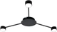 Люстра потолочная Luminaria Ray Slim 3xGX53 Black 220V IP20 (6951712315781) - изображение 1