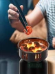 Электрическая плитка для розжига угля кальяна с металлической чашей и ручкой, электроплитка для кальяна, быстрый розжиг углей - изображение 8