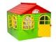Будинок зі шторками DOLONI-TOYS 02550/3 (пластиковий) зелений з червоним - зображення 1