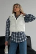 Укорочений Жилет Jadone Fashion Скай M-L молоко - зображення 1