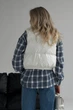 Укорочений Жилет Jadone Fashion Скай M-L молоко - зображення 7
