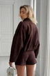 Бомбер Jadone Fashion Трим ONE SIZE шоколад - изображение 2