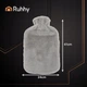 Грелка для воды термофор Ruhhy XXL 3.5 л 2-в-1 обогрев и охлаждение + мягкий плюшевый чехол (26384) - изображение 5
