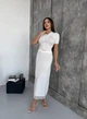 Костюм-двойка с кружевом One size Белый (5010) - изображение 8