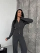 Трикотажный костюм-двойка One size Графит (1045) - изображение 8