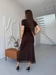 Костюм-двойка с кружевом One size Коричневый (5010) - изображение 6