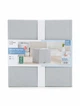 Сложная коробка для хранения LIVARNO home серая 30,5 × 30,5 × 29,5 см (Lidl) текстильная с крышкой - экономия места - изображение 4