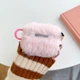 Чехол для наушников ANbeauty на Airpods 4 Pink Пушистый (AN0103641) - изображение 4