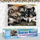 Алмазная мозаика Волки 50x40см DM-102 Полная зашивка. Набор алмазной вышивки - изображение 2